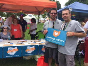 Newlyweds celebrate at Columbus Pride