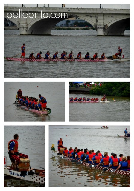 Marathon Marauders competing dragon boat race Toledo 2014