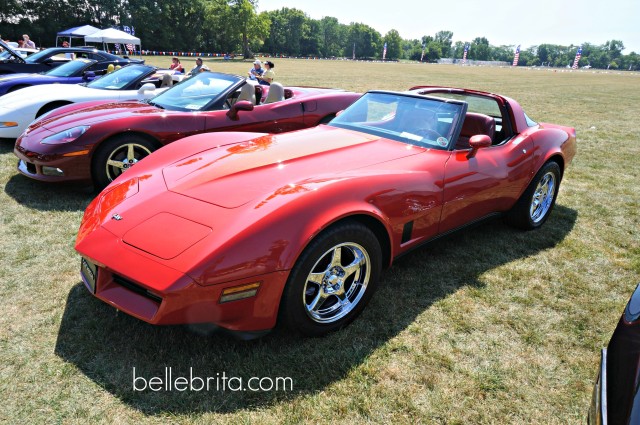 Corvette at classic car show