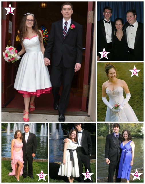 Favorite dresses throughout the years! 