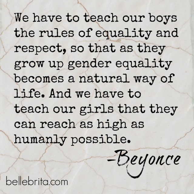 Beyonce on gender equality #feminism