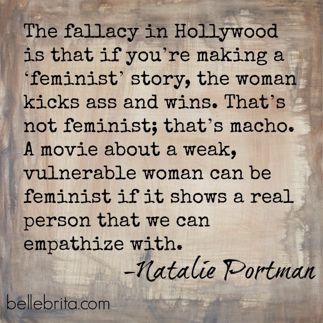 Natalie Portman's thoughts on feminism and Hollywood