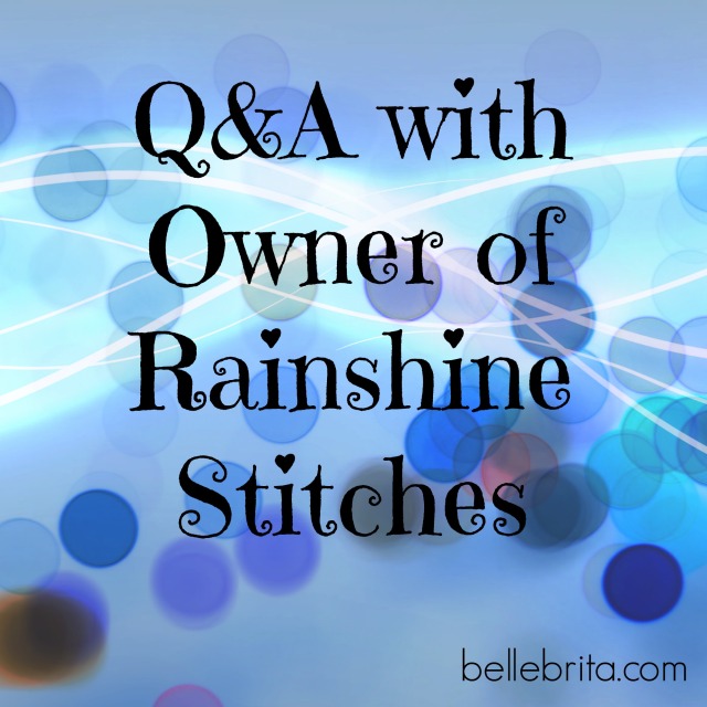 Interview with Meagan Albert, owner of Rainshine Stitches