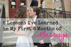 6 lessons I've learned in my first 6 months of marriage #advice #lovestory