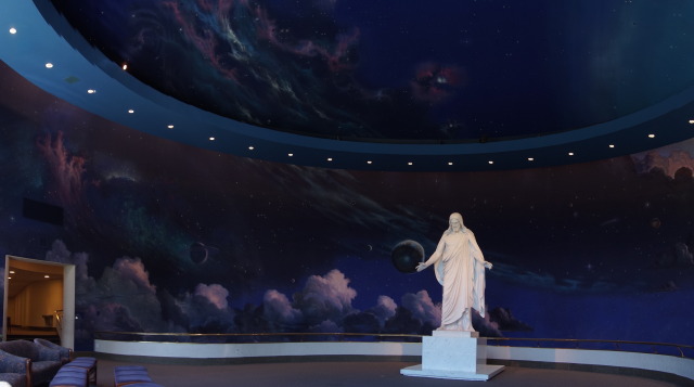 Beautiful art in the North Visitors' Center in Temple Square #travel #Jesus #Utah