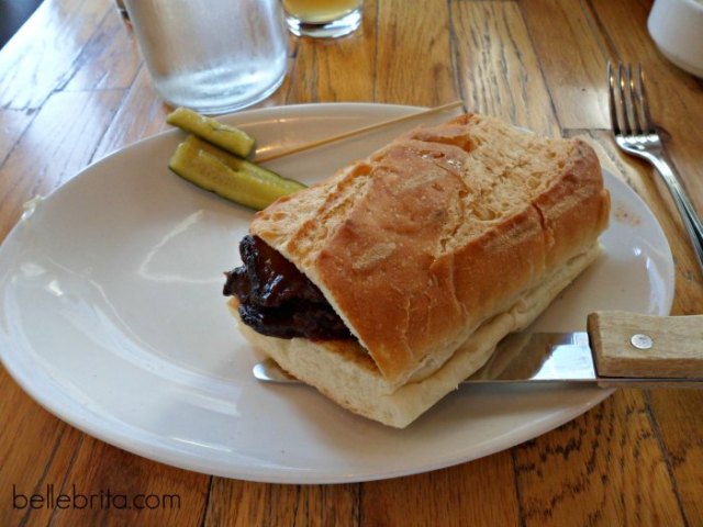 Delicious BBQ brisket sandwich at The Copper Onion in Salt Lake City, Utah #travel #food