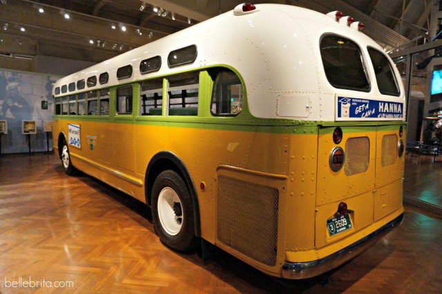 The bus where Rosa Parks started a historic boycott.