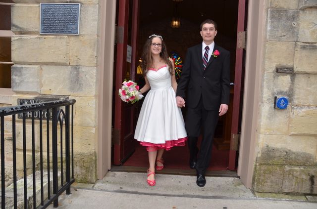 The perfect wedding outfits for a small morning wedding.