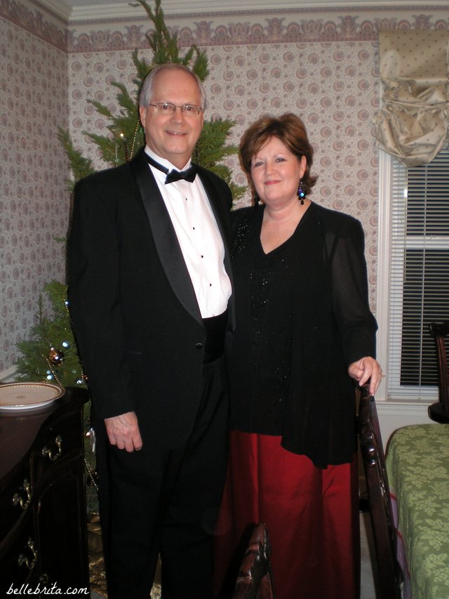 My parents before the 2007 Danse de Noel in Greenwood, SC | Belle Brita