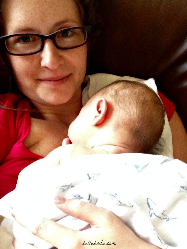 I love cuddling with my new nephew! | Belle Brita