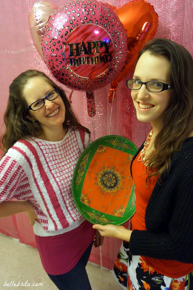 For my best friend's birthday, I gave her this hand-painted fruit bowl courtesy of Indian Gifts Portal | Belle Brita