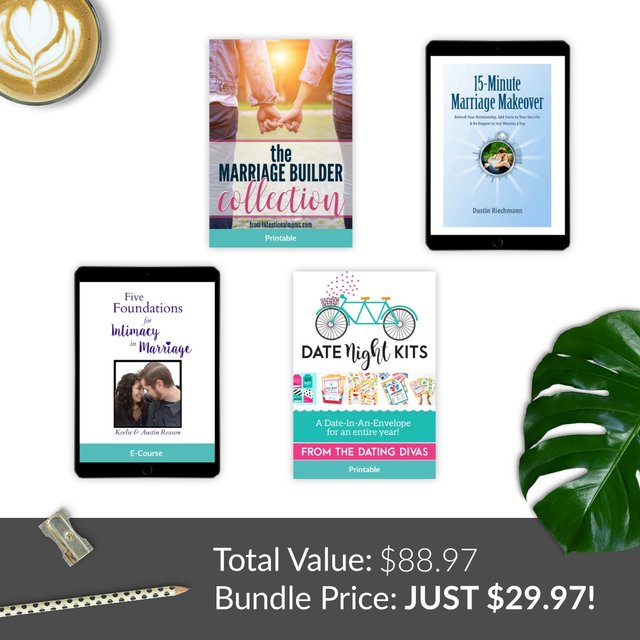 Grab 4 amazing resources to improve your marriage for only $29.97! | Belle Brita