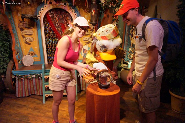 Daisy told our fortune at Magic Kingdom! | Belle Brita