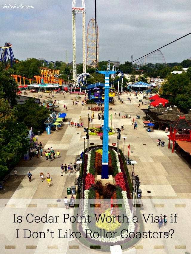Cedar Point is famous for its thrill rides, but what if you don't like roller coasters? Read this park guide on the tamer alternatives! | Belle Brita