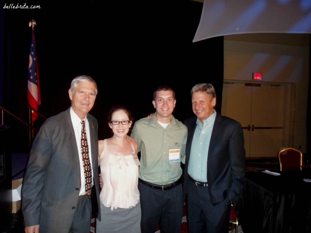 Gary Johnson and Jim Gray at the 2014 Libertarian National Convention
