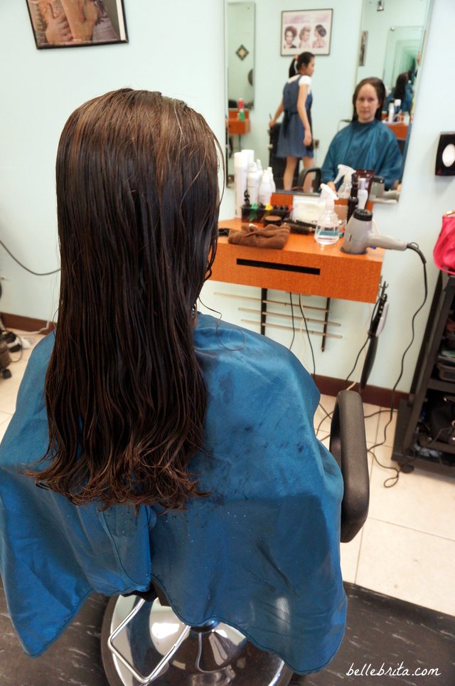 My long hair right before cutting it short for Pantene Beautiful Lengths | Belle Brita