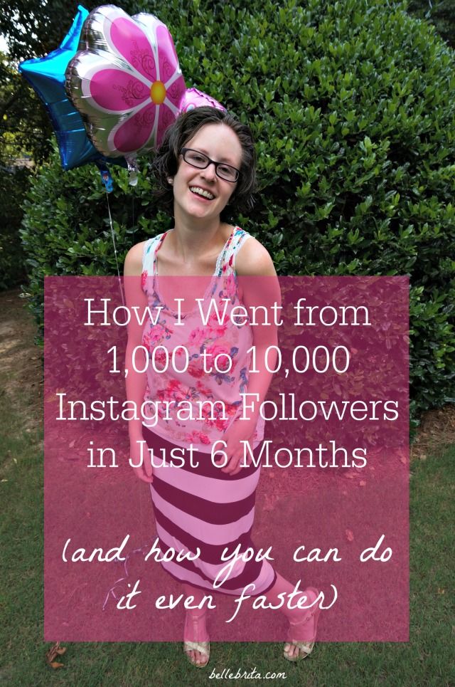 I've shared my two major secrets for how I gained 9,000 Instagram followers in just 6 months. Pin now, read later! | Belle Brita