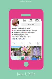 How I finally gained 10k Instagram followers | Belle Brita
