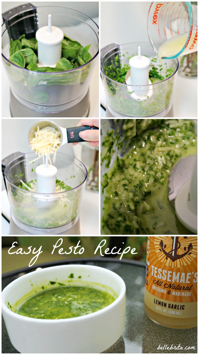 Easy pesto recipe without nuts! | Belle Brita