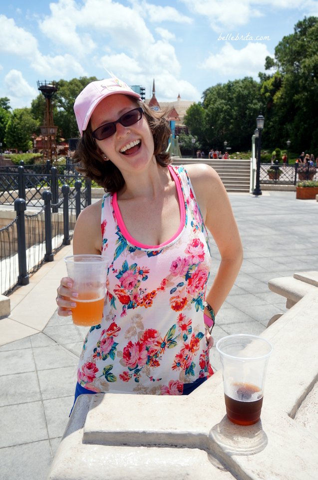 Drinking grapefruit beer in EPCOT! | Belle Brita