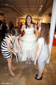 When your tall friend wears tall heels on her wedding day... | Belle Brita