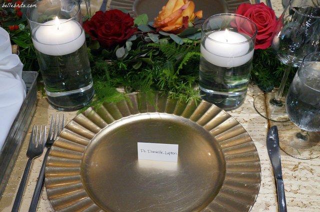 Perfect place setting for your officiant with her Ph.D. | Belle Brita