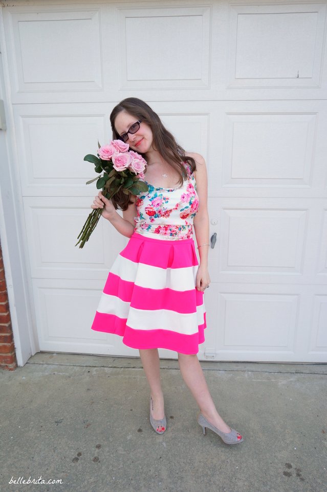 How to style a floral tank top four ways! | Belle Brita