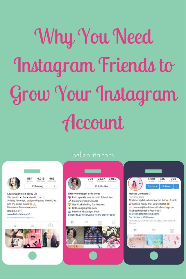Making friends on Instagram isn't just fun--it helps you improve your own account! | Belle Brita