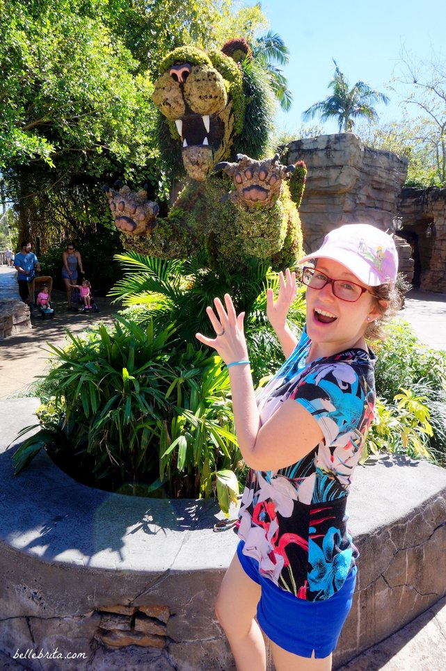 Busch Gardens Tampa Bay features the most beautiful topiaries! Read the full post for more photos of beautiful gardens. | Belle Brita