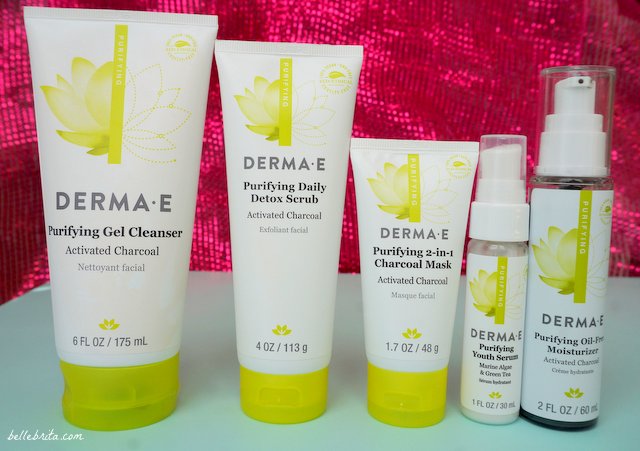 DERMA E Purifying Skincare includes 6 distinct products to deep-clean your skin. | Belle Brita