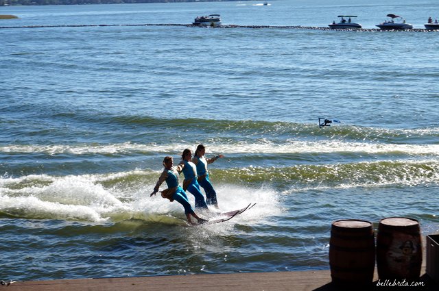 The Pirates' Cove Water Ski Show absolutely thrilled me! 20 minutes of nonstop entertainment. | Belle Brita