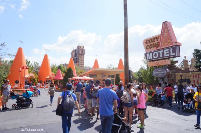 Grab snacks at the Cozy Cones in Cars Land | Belle Brita