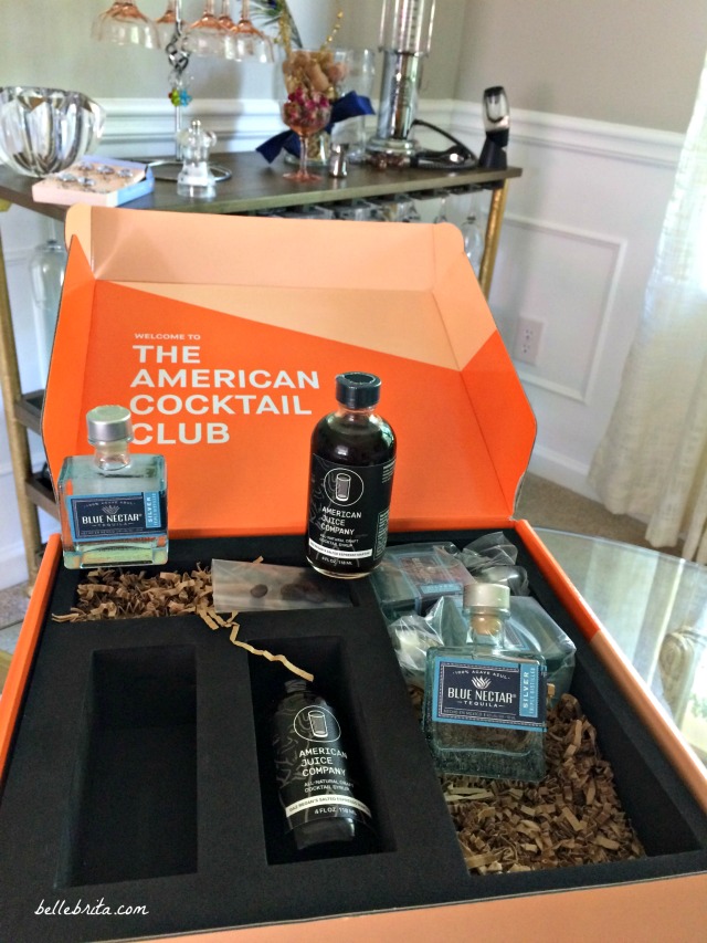 I received a free sample of the American Cocktail Club's monthly box featuring Blue Nectar Tequila. | Belle Brita