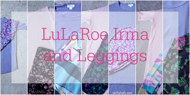 LuLaRoe solid Irmas and patterned leggings mix and match so well together! | Belle Brita