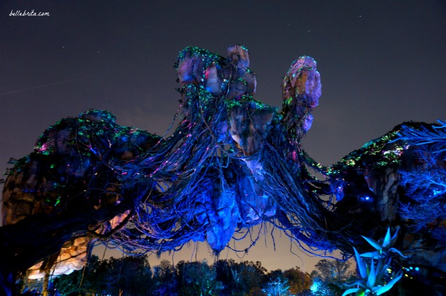 Possibly the most iconic photo of Animal Kingdom's Pandora. The nighttime view is stunning. | Belle Brita