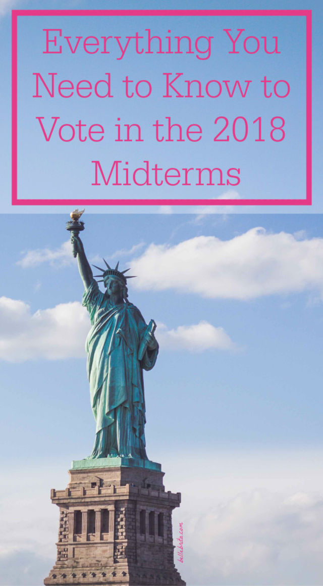 Lady Liberty in New York - Everything You Need to Know to Vote in the 2018 Midterms - Learn about voter registration, voter ID requirements, Senate races, Governor races, and more. | Belle Brita #politics #unitedstates 