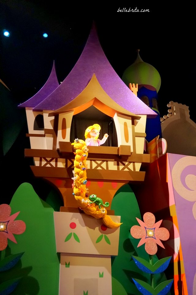 Rapunzel greets visitors in Tokyo Disneyland's It's a Small World, the world's best version of the ride. | Belle Brita