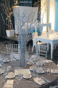 Silver, sparkly wedding in Montreal | Belle Brita